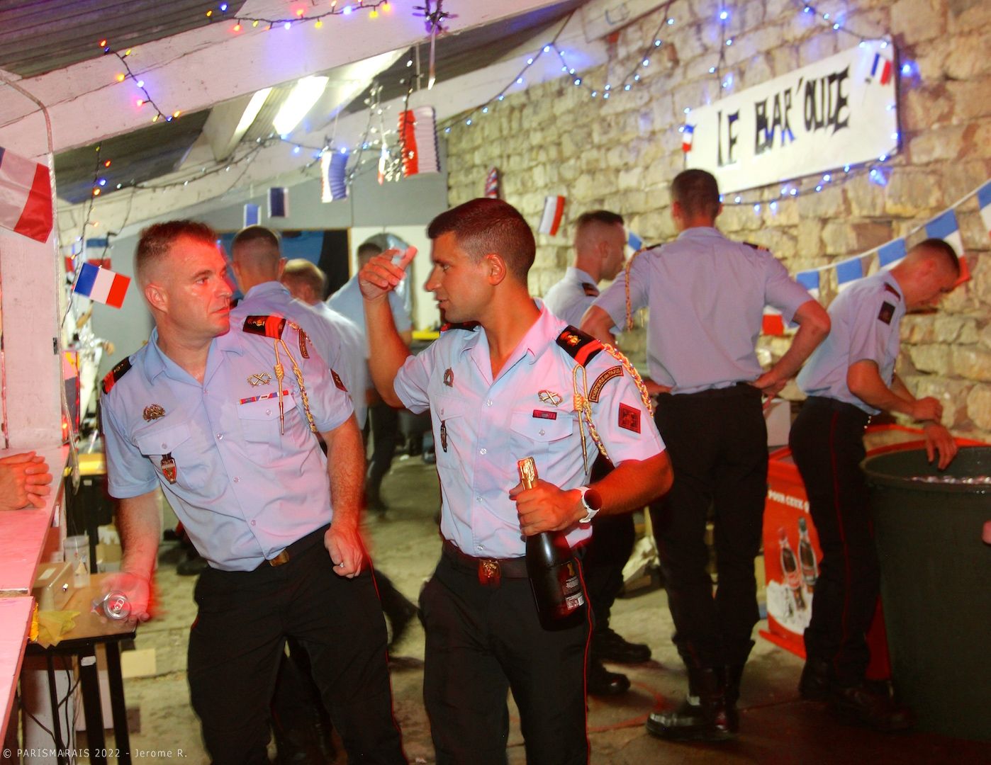 On décale tous pour le Bal des Pompiers.